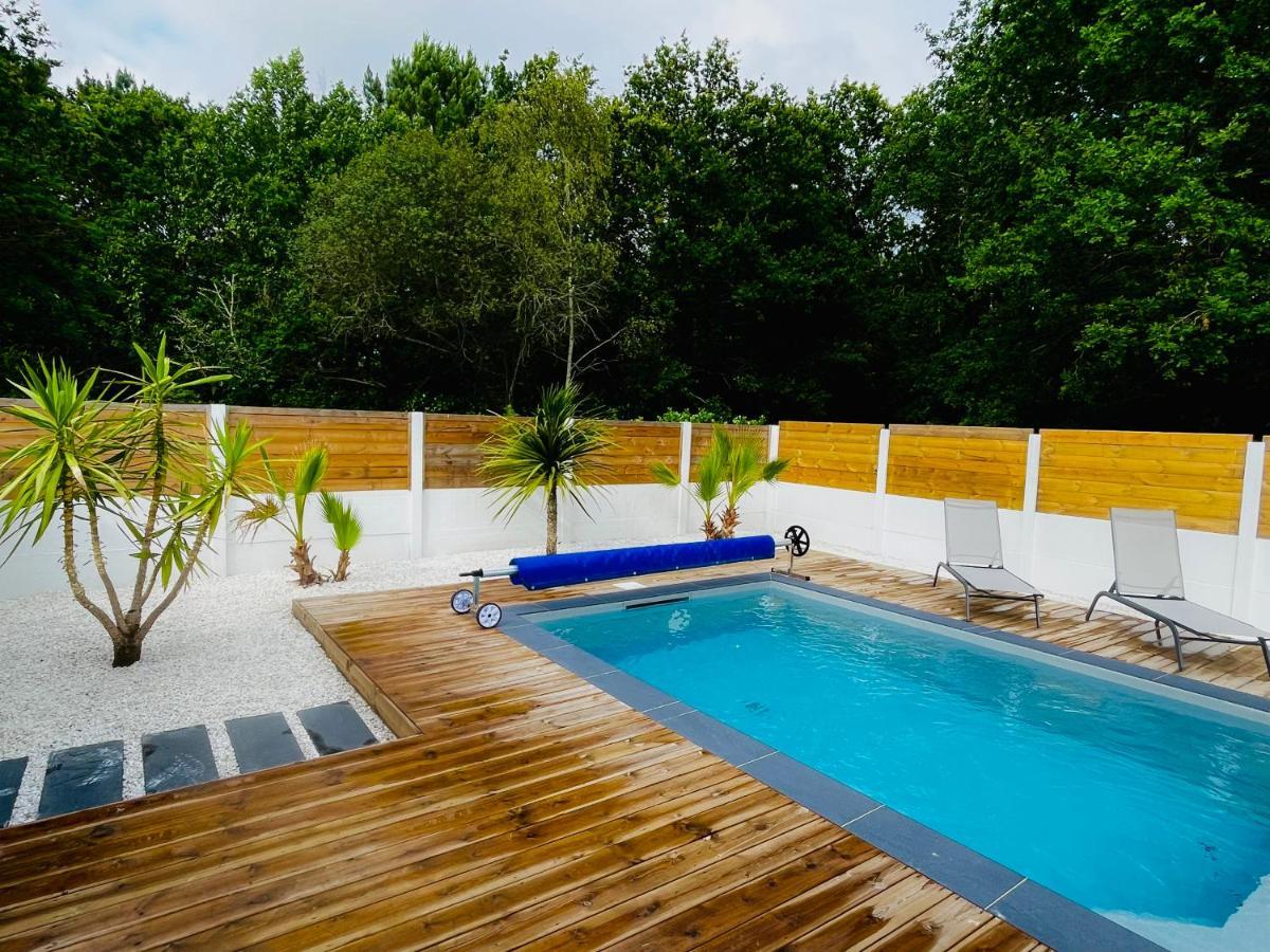 Maison A Biscarrosse Avec Piscine Et Jacuzzi Ngoại thất bức ảnh